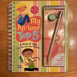 Klutz Activity Book - My All Time Top 5 - Book of Lists